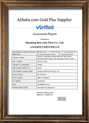 Alibaba Gold Plus Supplier Assessment Report